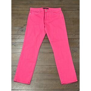 Joe's Skinny Ankle Jeans Women's Size 30 Hot Pink Ankle Slim Mid Rise